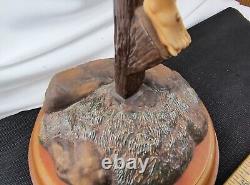 Exquisite Large Franklin Mint THE CRUCIFIXION Jesus Porcelain Figurine With Base