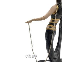 FLAPPER GIRL HOUSE OF ERTE THE FRANKLIN MINT PEARLS AND EMERALDS Figurine