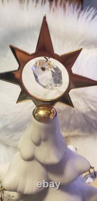 FRANKLIN MINT Advent Calendar 1988 Porcelain 12Christmas Tree With Base. MINT