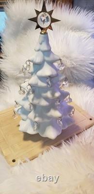 FRANKLIN MINT Advent Calendar 1988 Porcelain 12Christmas Tree With Base. MINT