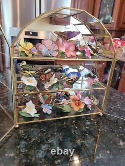 FRANKLIN MINT Butterflies Of The World Lot Of 14 Butterflies With Orig Case