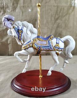 FRANKLIN MINT Carousel Majesty Horse Porcelain Figurine Lynn Lupetti