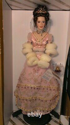 FRANKLIN MINT FABERGE SOPHIA IMPERIAL DEBUTANTE PORCELAIN DOLL New With COA