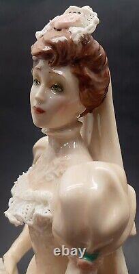 FRANKLIN MINT FIGURINE AMELIA, THE GIBSON GIRL BRIDE By PAULINE PARSONS