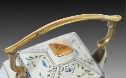 FRANKLIN MINT FP The Birds & Flowers Of The Orient Teapot With Stand 1986