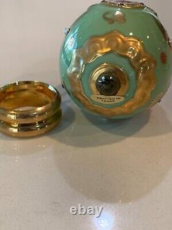 FRANKLIN MINT Faberge Imperial Jeweled Eggs Lot 7 with Stands