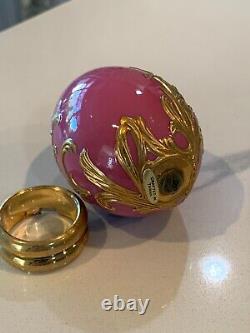 FRANKLIN MINT Faberge Imperial Jeweled Eggs Lot 7 with Stands