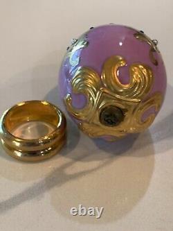 FRANKLIN MINT Faberge Imperial Jeweled Eggs Lot 7 with Stands