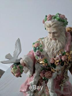 FRANKLIN MINT Father Christmas porcelain sculpture