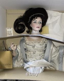 FRANKLIN MINT GIBSON GIRL BOUDOIR DOLL New In Box COA Mirror Stand Exquisite