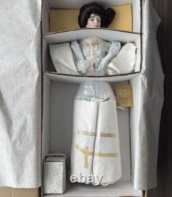 FRANKLIN MINT GIBSON GIRL BOUDOIR DOLL New In Box COA Mirror Stand Exquisite