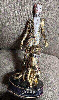 FRANKLIN MINT Leopard Figurine 22.5cm Limited Edition No. M4808