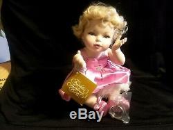 FRANKLIN MINT MARILYN MONROE PORCELAIN PORTRAIT BABY DOLL w RING Tag COA & BOX