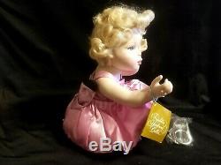 FRANKLIN MINT MARILYN MONROE PORCELAIN PORTRAIT BABY DOLL w RING Tag COA & BOX