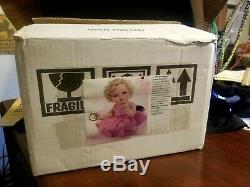 FRANKLIN MINT MARILYN MONROE PORCELAIN PORTRAIT BABY DOLL w RING Tag COA & BOX