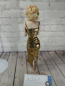 FRANKLIN MINT MARILYN MONROE, Porcelain Doll Always Marilyn with Stand