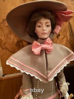 FRANKLIN MINT PORCELAIN GIBSON GIRL DOLL 22 Porcelain Doll Vintage