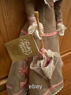 FRANKLIN MINT PORCELAIN GIBSON GIRL DOLL 22 Porcelain Doll Vintage