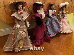 FRANKLIN MINT PORCELAIN GIBSON GIRL DOLL 22 Porcelain Doll Vintage