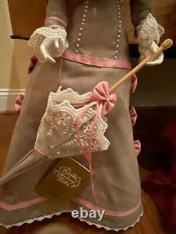 FRANKLIN MINT PORCELAIN GIBSON GIRL DOLL 22 Porcelain Doll Vintage