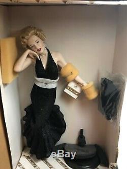 FRANKLIN MINT Porcelain Doll MARILYN MONROE Boxed