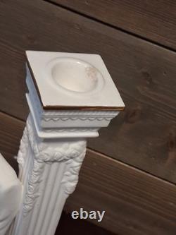 FRANKLIN MINT'RHETT' AND'SCARLETT' CANDLESTICKS1989 (50th Anniversary)
