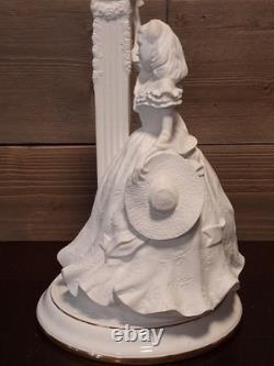 FRANKLIN MINT'RHETT' AND'SCARLETT' CANDLESTICKS1989 (50th Anniversary)