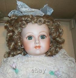 FRANKLIN MINT Replica of Priceless BEBE JUMEAU DOLL 21 COA New No Original Box