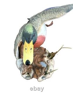 FRANKLIN MINT THE MALLARD by A. J. Rudisill Sculpture Hand Painted Porcelain