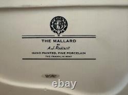 FRANKLIN MINT THE MALLARD by A. J. Rudisill Sculpture Hand Painted Porcelain