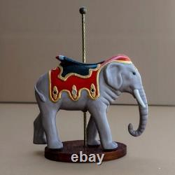 FRANKLIN MINT TREASURY OF CAROUSEL ART 1988 Complete set of 12 & Turntable Base