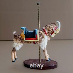 FRANKLIN MINT TREASURY OF CAROUSEL ART 1988 Complete set of 12 & Turntable Base