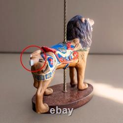 FRANKLIN MINT TREASURY OF CAROUSEL ART 1988 Complete set of 12 & Turntable Base