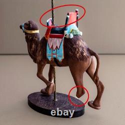 FRANKLIN MINT TREASURY OF CAROUSEL ART 1988 Complete set of 12 & Turntable Base