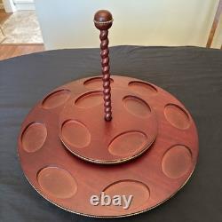 FRANKLIN MINT TREASURY OF CAROUSEL ART 1988 SET OF 12 ANIMALS Turntable Display