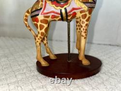 FRANKLIN MINT TREASURY OF CAROUSEL ART 1988 SET OF 12 ANIMALS Turntable Display