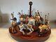 FRANKLIN MINT TREASURY OF CAROUSEL ART 1988 SET OF 12 ANIMALS WithBOXES, PAPERWORK
