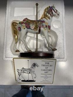 FRANKLIN MINT TREASURY OF CAROUSEL ART 1988 SET OF 12 ANIMALS WithBOXES, PAPERWORK