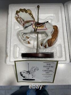 FRANKLIN MINT TREASURY OF CAROUSEL ART 1988 SET OF 12 ANIMALS WithBOXES, PAPERWORK