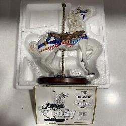 FRANKLIN MINT TREASURY OF CAROUSEL ART 1988 SET OF 12 ANIMALS WithBOXES, PAPERWORK
