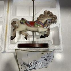 FRANKLIN MINT TREASURY OF CAROUSEL ART 1988 SET OF 12 ANIMALS WithBOXES, PAPERWORK