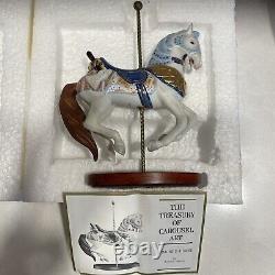 FRANKLIN MINT TREASURY OF CAROUSEL ART 1988 SET OF 12 ANIMALS WithBOXES, PAPERWORK