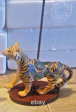 FRANKLIN MINT TREASURY OF CAROUSEL ART 1988 SET OF 9 ANIMALS With5-BOXES