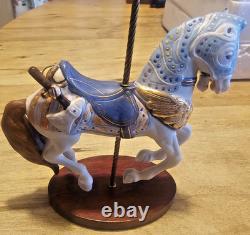 FRANKLIN MINT TREASURY OF CAROUSEL ART 1988 SET OF 9 ANIMALS With5-BOXES