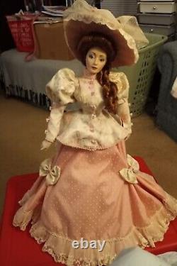 FRANKLIN MINT VINTAGE HEIRLOOM The Gibson Girl, PORCELAIN DOLL IN ORIGINAL BOX