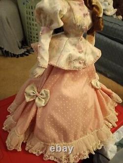 FRANKLIN MINT VINTAGE HEIRLOOM The Gibson Girl, PORCELAIN DOLL IN ORIGINAL BOX