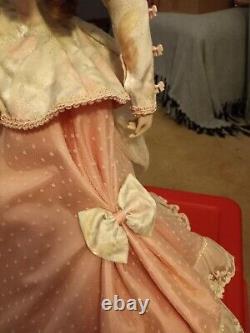FRANKLIN MINT VINTAGE HEIRLOOM The Gibson Girl, PORCELAIN DOLL IN ORIGINAL BOX
