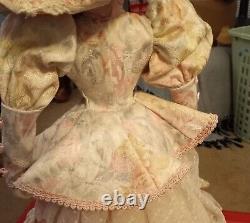 FRANKLIN MINT VINTAGE HEIRLOOM The Gibson Girl, PORCELAIN DOLL IN ORIGINAL BOX