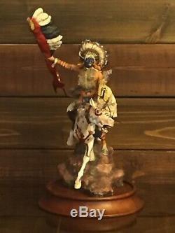 FRANKLIN MINT War Cry of the Sioux PORCELAIN FIGURINE-LIM. ED. R. F. MURPHY