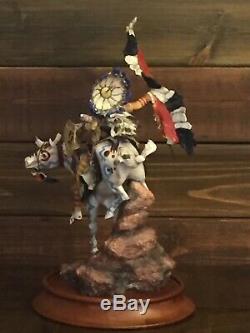 FRANKLIN MINT War Cry of the Sioux PORCELAIN FIGURINE-LIM. ED. R. F. MURPHY